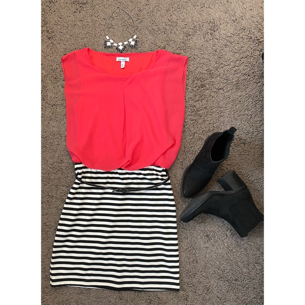 Mini Dress | Loose fitting top, tight skirt bottom